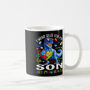 Mug Je Porte Du Bleu Pour Mon Fils Sensibilisation sur