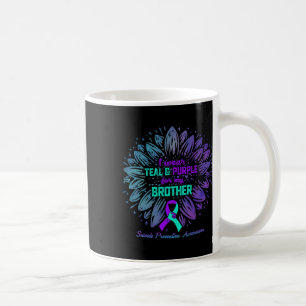 Mug Je Porte Du Purple Turquoise Pour La Prévention Du