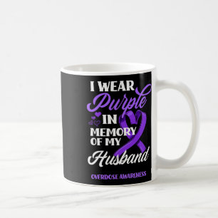 Mug Je Porte Du Violet En Mémoire De L'Overdose De Mon