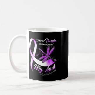 Mug Je porte du violet en mémoire de ma tante Sensibil