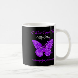 Mug Je Porte Du Violet Pour Ma Mère Fibromyalgia Warri