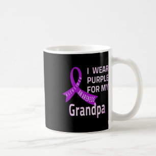 Mug Je porte du violet pour mon grand-père maladie de