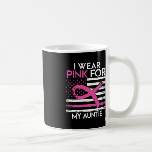 Mug Je Porte Le Rose Pour Ma Tante Sensibilisation Au