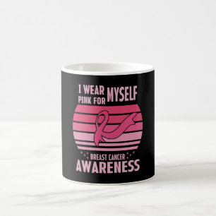 Mug Je Porte Le Rose Pour Moi-Même Sensibilisation au 