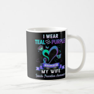 Mug Je Porte Le Turquoise Violet En Mémoire Du Suicide