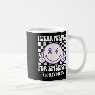 Mug Je Porte Le Violet Pour La Sensibilisation À L'Épi