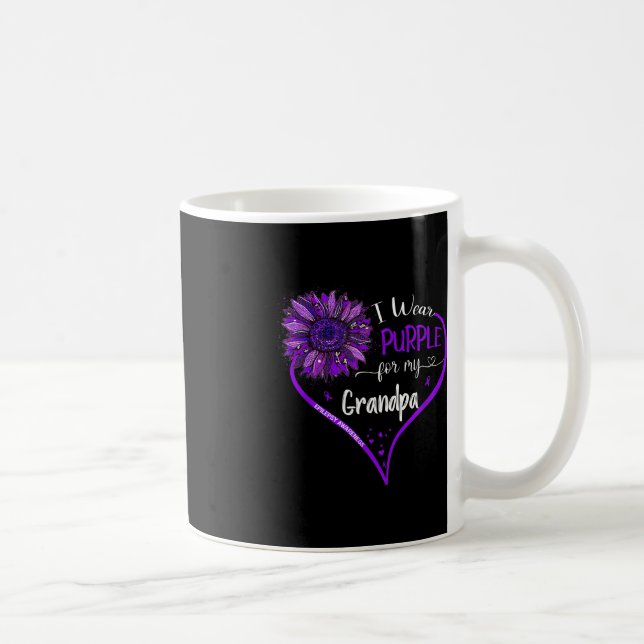 Mug Je Porte Le Violet Pour Mon Grand-Père Epilepsie S (Droite)
