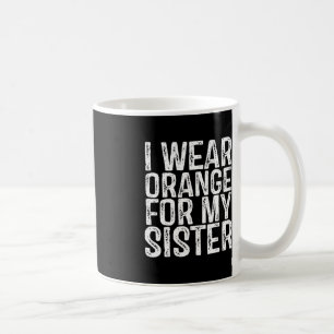 Mug Je Porte L'Orange Pour Ma Soeur Leucémie Sensibili