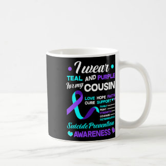 Mug Je Porte Turquoise Et Violet Pour Mon Cousin Suici