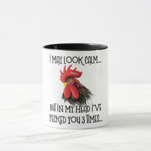 Mug Je Pourrais Avoir L'Air Calme Mais Dans Ma Tête ..