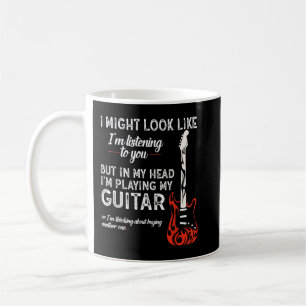 Mug Je pourrais avoir l'air de t'écouter Guitare