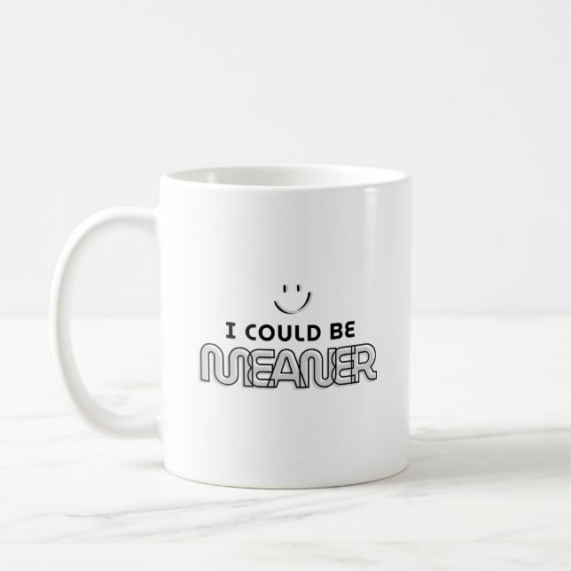 Mug Je Pourrais Être Sérieux (Gauche)