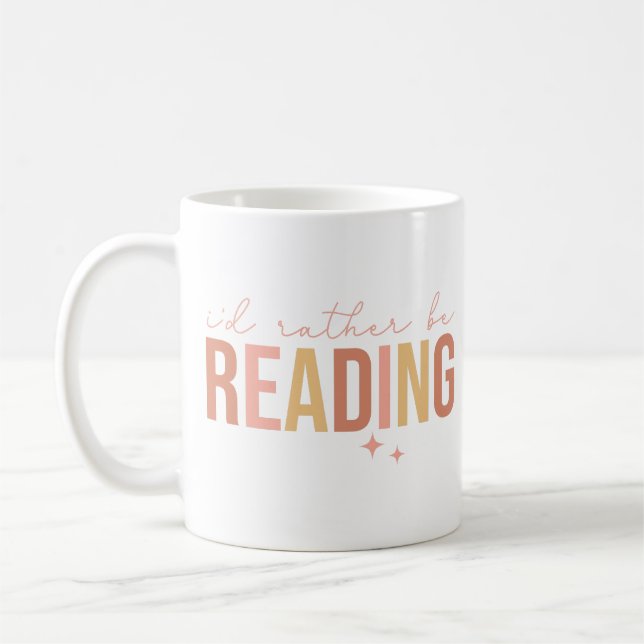 Mug Je préfère lire (Gauche)