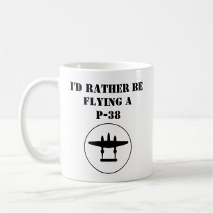 Mug Je préfère voler un P-38