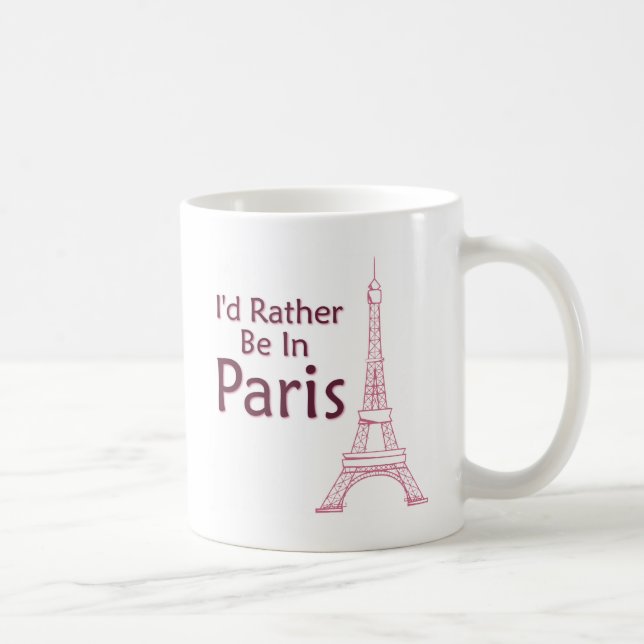 Mug Je Préférerais Être À Paris (Droite)
