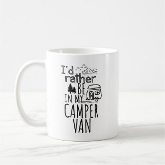 Mug Je préférerais être dans mon Camper Van