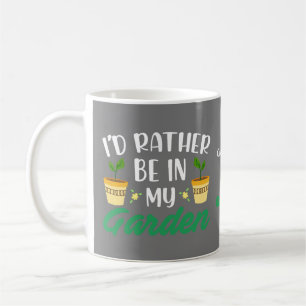 Mug Je préférerais être dans mon jardin