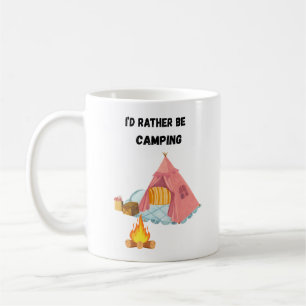 Mug Je préférerais être en camping