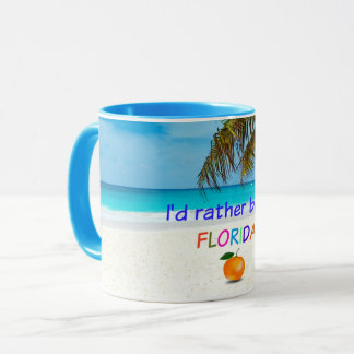 Mug Je préférerais être en Floride