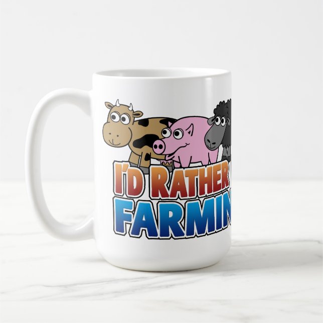 Mug Je préférerais faire de l'agriculture ! (Agricultu (Gauche)