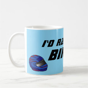 Mug Je préfèrerais faire du vélo Amusement Motard Moto