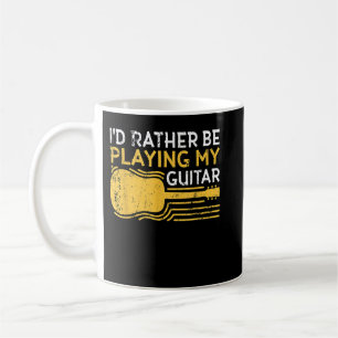 Mug Je Préférerais Jouer À Ma Guitare