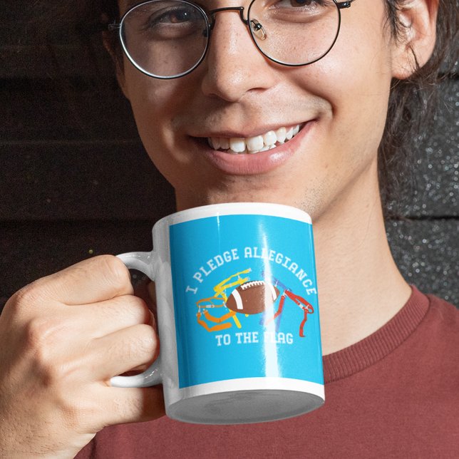 Mug Je promets l'allégeance au drapeau (Créateur téléchargé)
