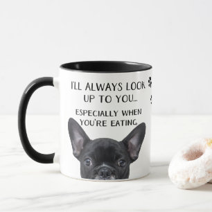 Mug Je recherche qu'à vous le chien indique je t'aime