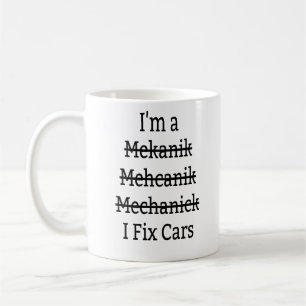 Mug Je répare les voitures