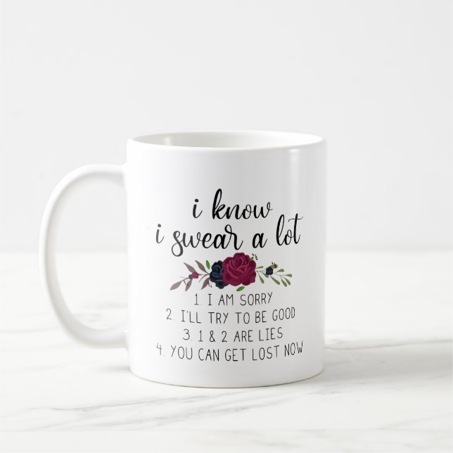 Mug Je Sais Que Je Prends Beaucoup De Coeur| Citation  (Gauche)
