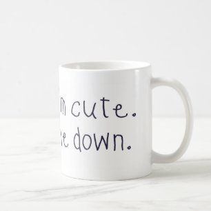 Mug Je sais que je suis mignon
