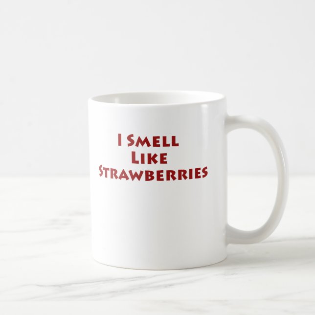 Mug Je sens comme des fraises (Droite)