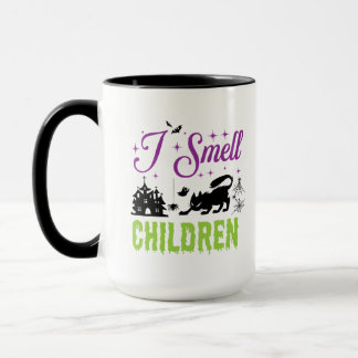 Mug Je sens les enfants Halloween