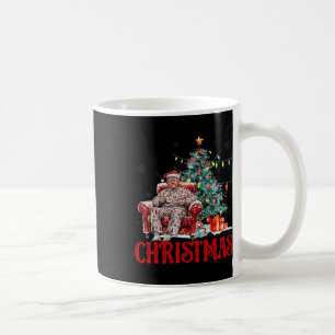 Mug Je serai à la maison pour Noël Père Noël drôle Tru