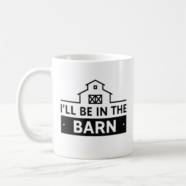 Mug Je serai dans la grange (Gauche)