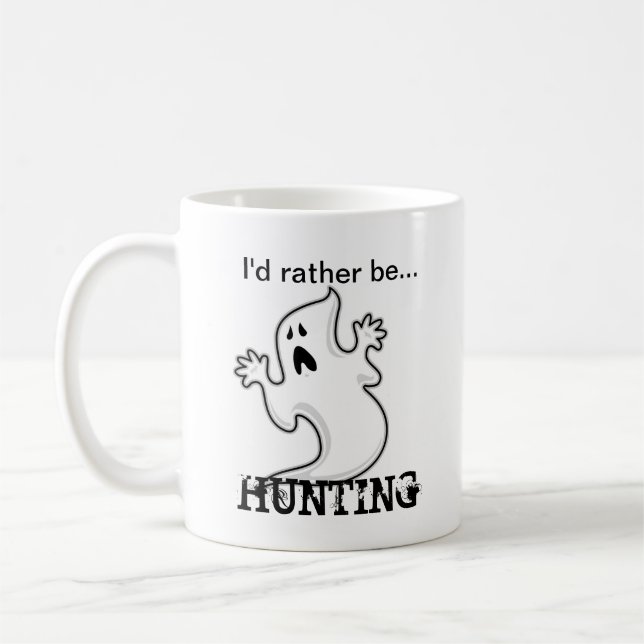Mug Je serais plutôt chasse de fantôme (Gauche)