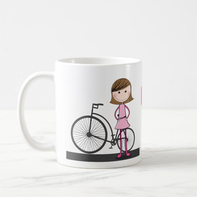 Mug Je serais plutôt sur mon vélo ! (Gauche)