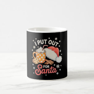 Mug Je sors pour le Père Noël des biscuits et du choco