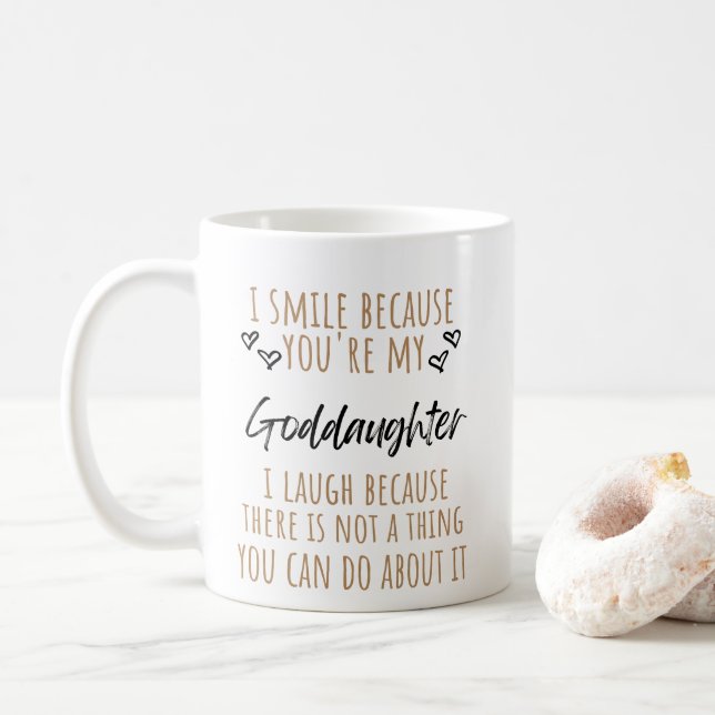Mug Je souris parce que tu es ma fille (Avec donut)