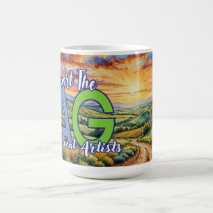 Mug Je soutiens la guilde d'art de Topeka