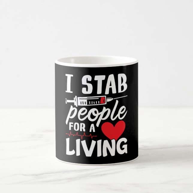 Mug Je Stab Personnes Pour Un Technicien De Dialyse Vi (Centre)