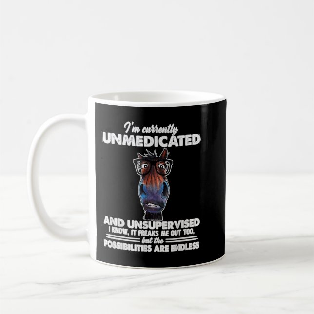 Mug Je suis actuellement non médicamenté et non superv (Gauche)