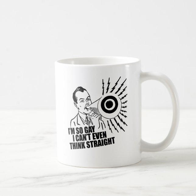 Mug Je suis ainsi homosexuel que je ne peux pas même (Droite)