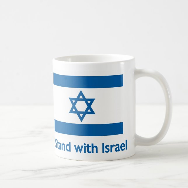 Mug Je suis avec Israël Cadeaux et Tee - shirts (Droite)