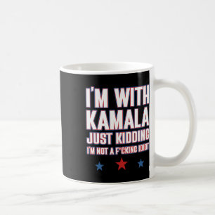 Mug Je suis avec Kamala, qui n'a rien à voir avec Idio