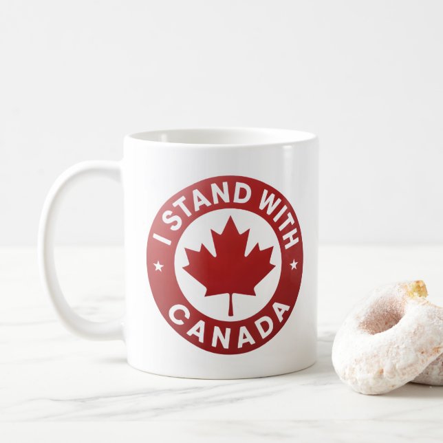 Mug Je suis avec le Canada (Avec donut)