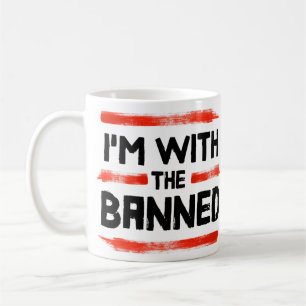 Mug Je suis avec les livres interdits