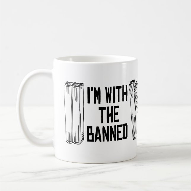 Mug Je suis avec l'interdiction (Gauche)