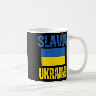 Mug Je suis avec l'Ukraine Drapeau ukrainien de soutie