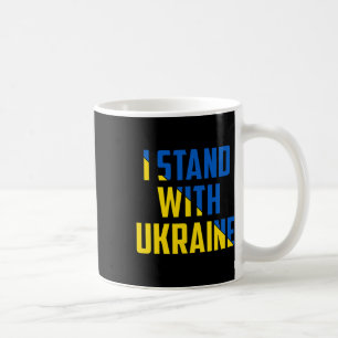 Mug Je suis avec l'Ukraine - Soutenir l'Ukraine - Prie